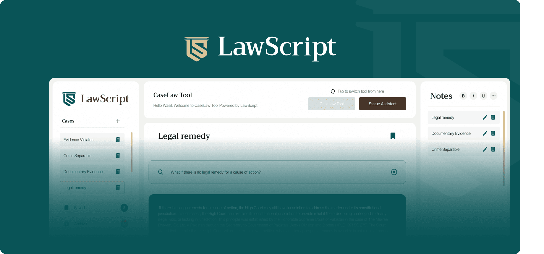 Law Script